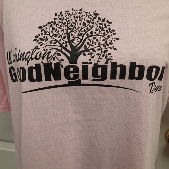 Good Neighbor Days Pink T shirt Size Large - Picture 1 of 4